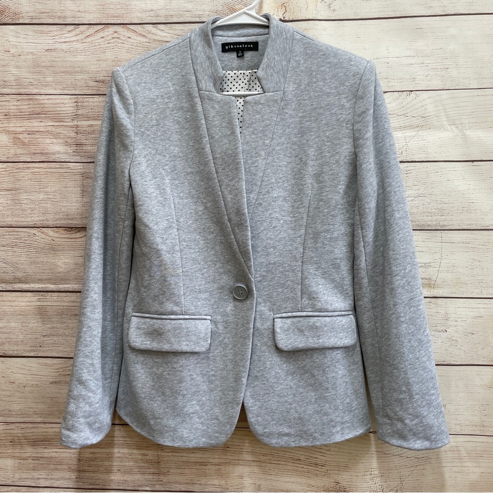 Gray Blazer by Collection B